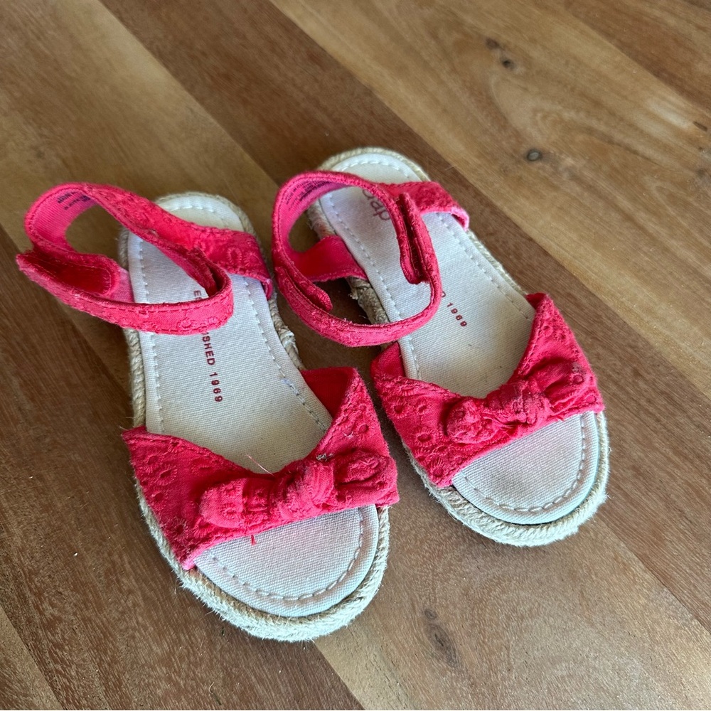 Gap Espadrille Kids Red Sandals